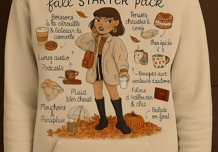 L’automne en folie – Hoodies imprimés pour la saison fraîche, conçus au Québec - L'Atelier 9 3/4