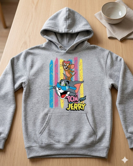 Hoodie Tom et Jerry — détail du design, L'Atelier 9¾