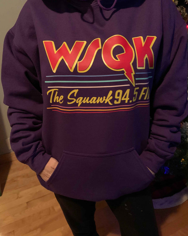 Hoodie Stranger Things WSQK - Édition Hawkins Radio Station - Confort Premium