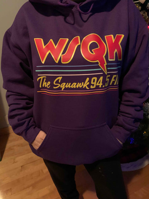 Hoodie Stranger Things WSQK - Édition Hawkins Radio Station - Confort Premium