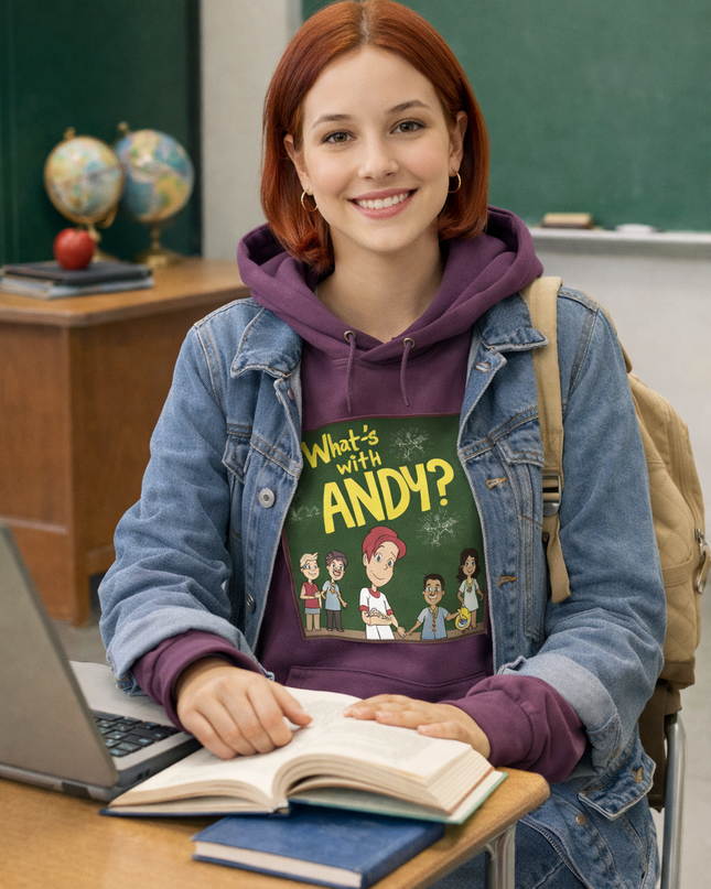 What's with Andy? — Hoodie pour fans de la série