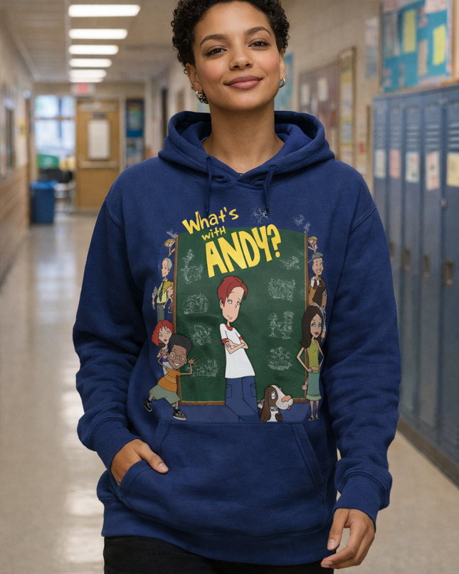 What's with Andy? — Hoodie pour fans de la série