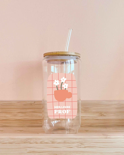 Verre - meilleure prof tasse orange