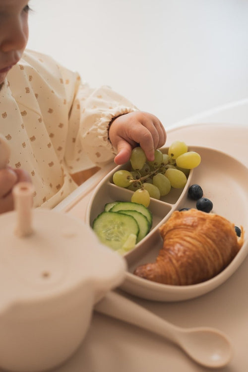 Assiette à succion divisée en silicone - L'atelier 9¾