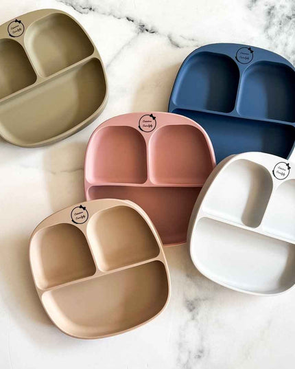 Assiette compartimentée à ventouse (nouvelle grandeur)