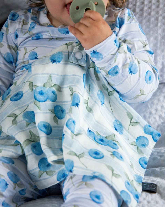 Attache-suce bleuets en mousseline de bambou