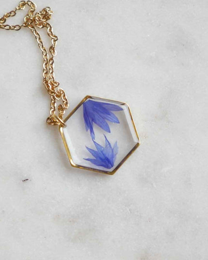 Collier Blu - hexa (moyen)