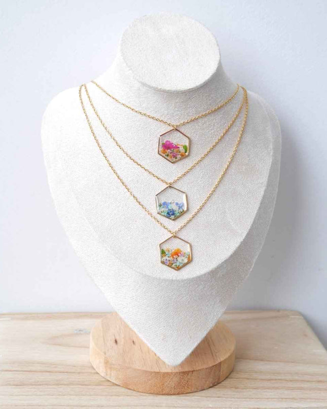 Collier bouquet - hexa (moyen)