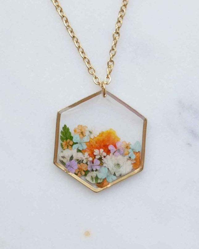 Collier bouquet - hexa (moyen)