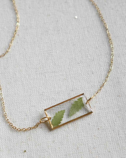 Collier Flo - rectangle( moyen)