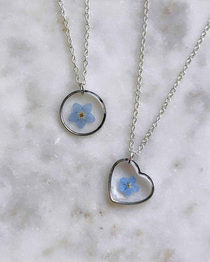 Collier Myosotis - moyen 16mm