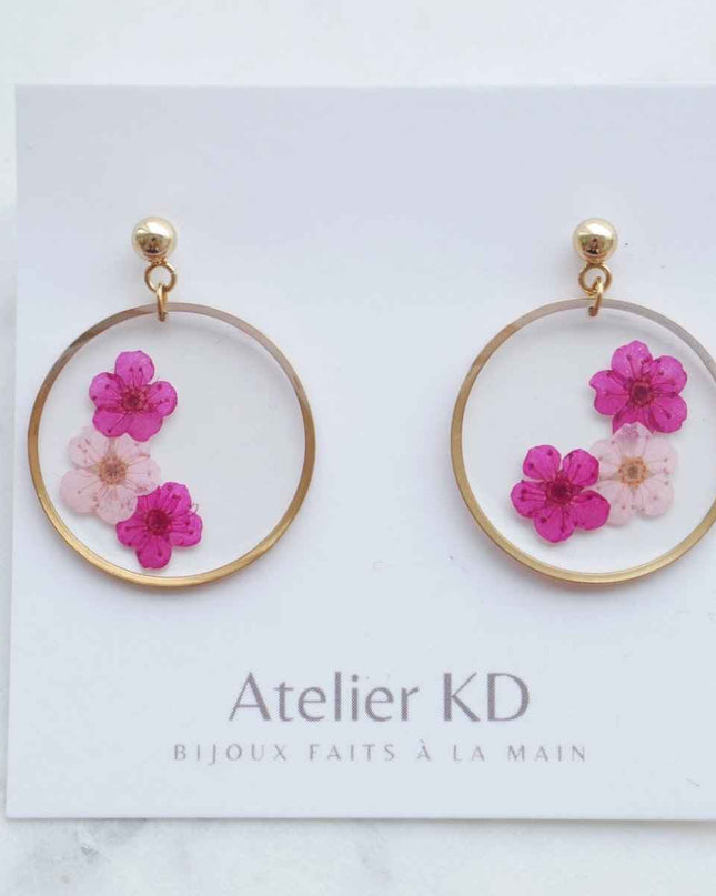 Edition Spéciale - Boucles d'oreilles duo Sofia - rond