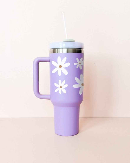 Gobelet isotherme 40oz - lavande Marguerites