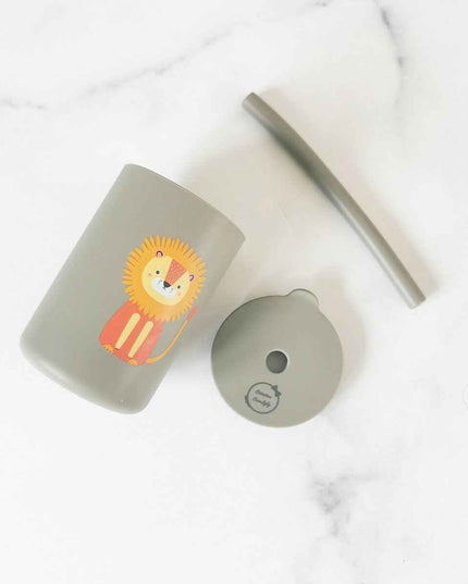 Gobelets avec paille lion améliorer