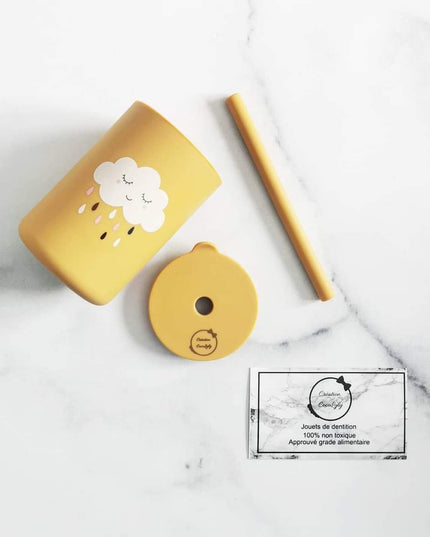 Gobelets avec paille nuage améliorer - L'atelier 9¾