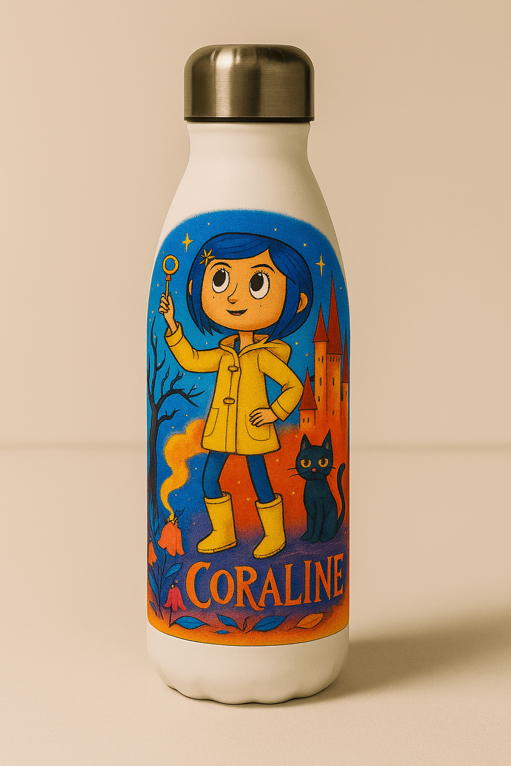 Gourde "Coraline & le monde secret" - L'Atelier 9 3/4