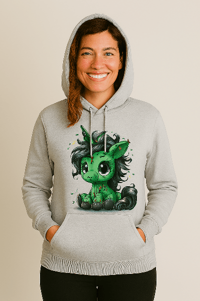 Hoodie “Licorne Maudite” – Créature magique en peluche - L'Atelier 9 3/4