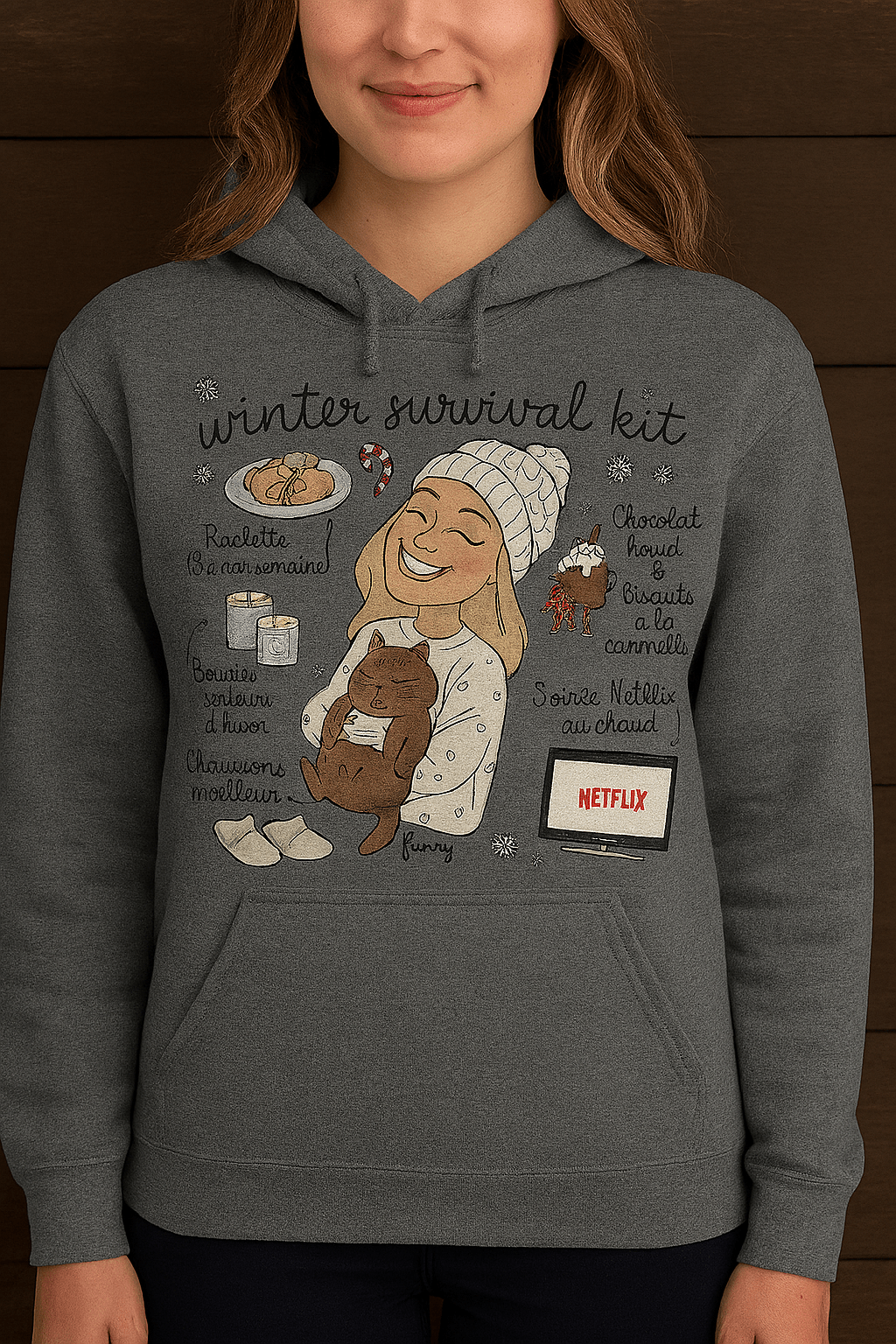 Hoodie "Winter Survival Kit" - L'Atelier 9 3/4