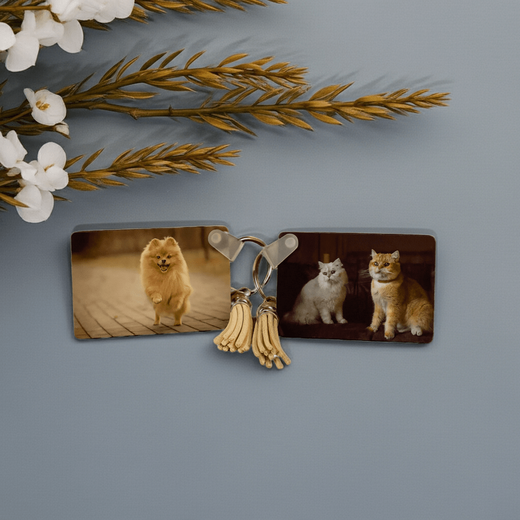 Mon cœur à pattes – Porte - clé souvenir unique - L'Atelier 9¾