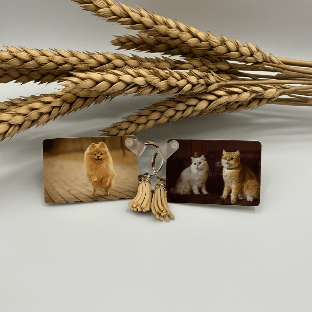 Mon cœur à pattes – Porte - clé souvenir unique - L'Atelier 9¾