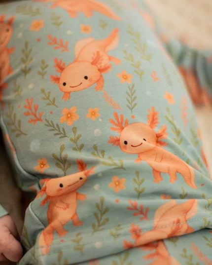 Pyjama 2 pièces en bambou – Axolove ♥️(Axolotl)
