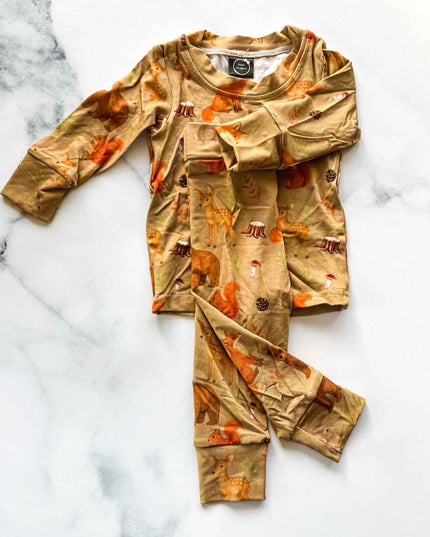 🦊 Pyjama 2 pièces en bambou – Les copains des bois