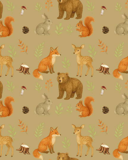 🦊 Pyjama 2 pièces en bambou – Les copains des bois - L'atelier 9¾