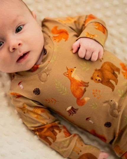 🦊 Pyjama 2 pièces en bambou – Les copains des bois