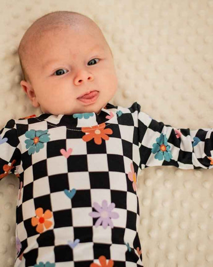 💕Pyjama 2 pièces en bambou – punky bloom