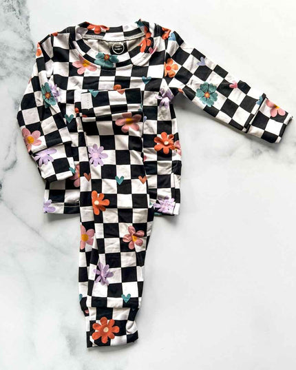 💕Pyjama 2 pièces en bambou – punky bloom