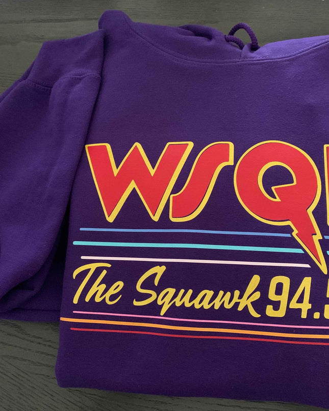 Hoodie Stranger Things WSQK - Édition Hawkins Radio Station - Confort Premium