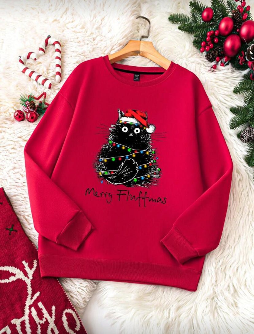 Sweat-shirt “Merry Fluffmas” - L'Atelier 9¾