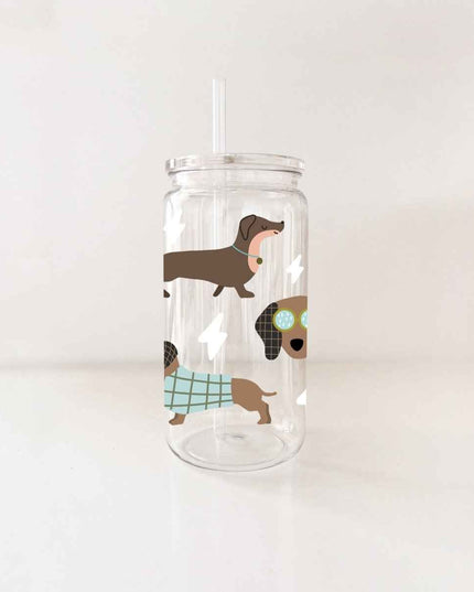 Verre en plastique - Teckels sauge